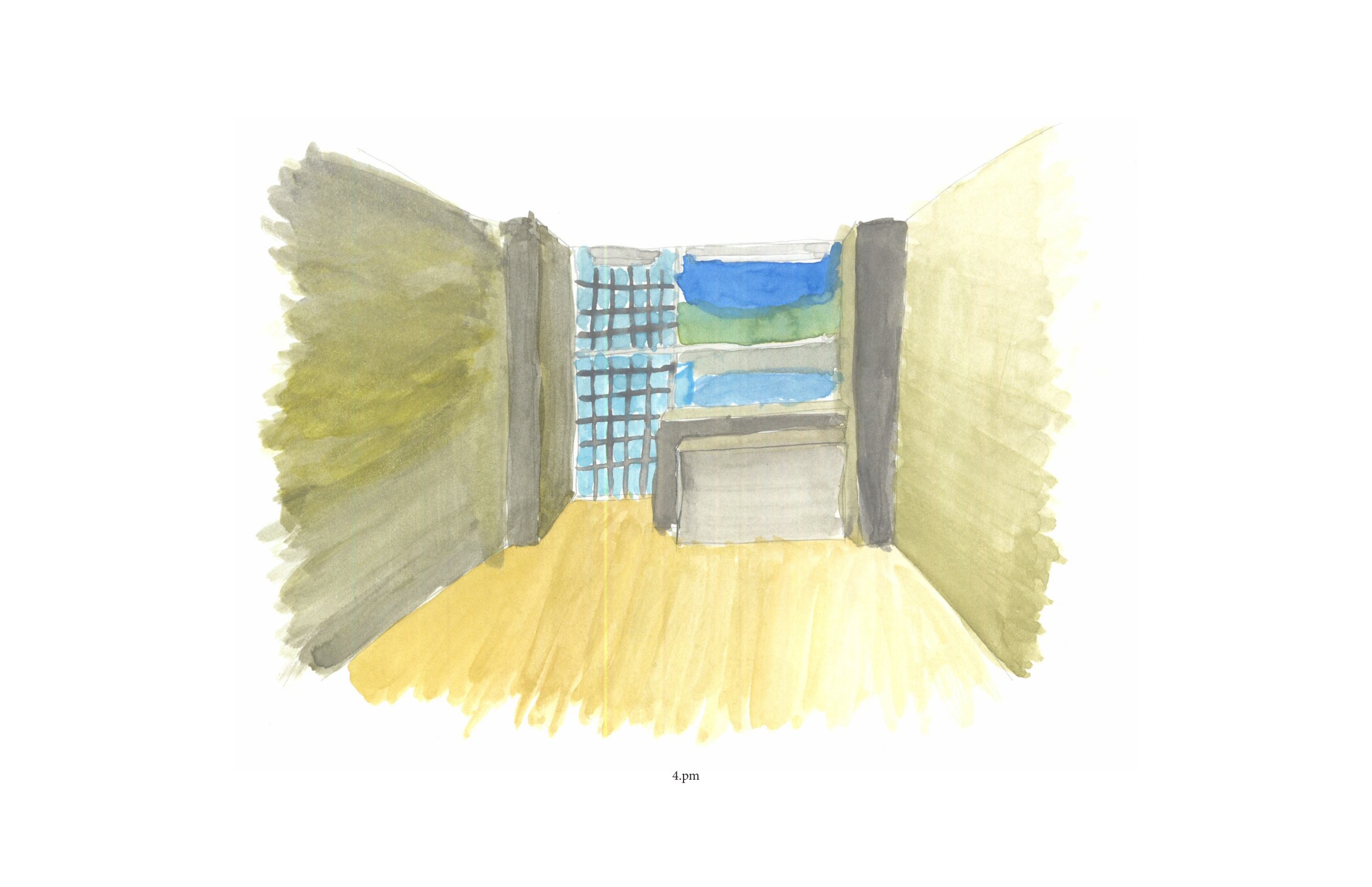 Developed watercolor atmosphere study
