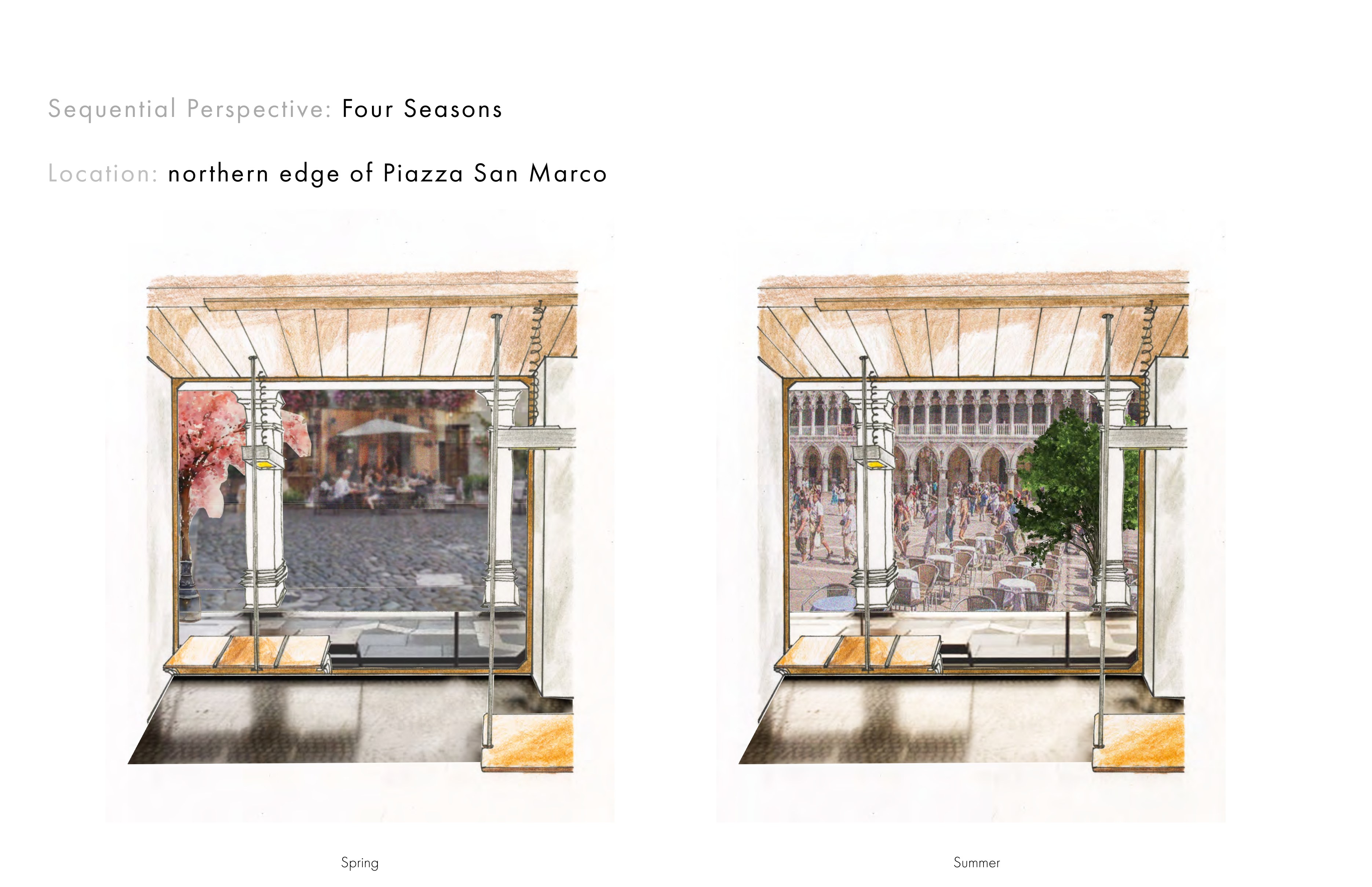 Spring and summer atmospheric sketches