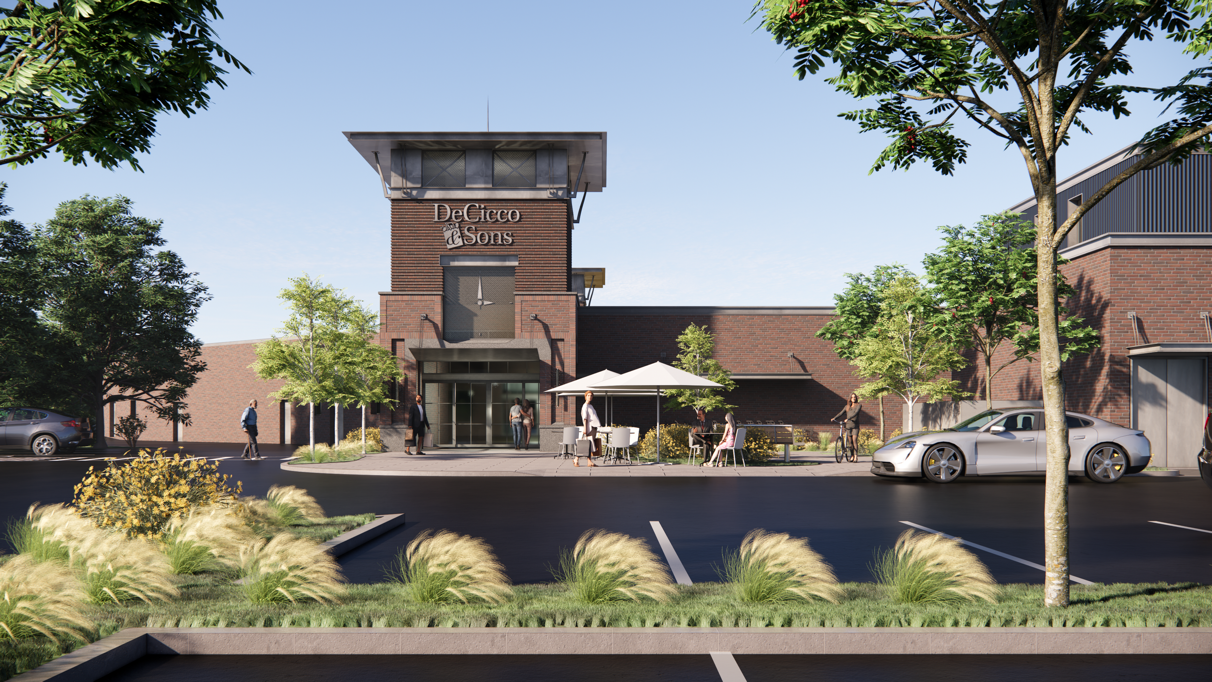 DeCicco and Sons Sleepy Hollow rear entrance rendering