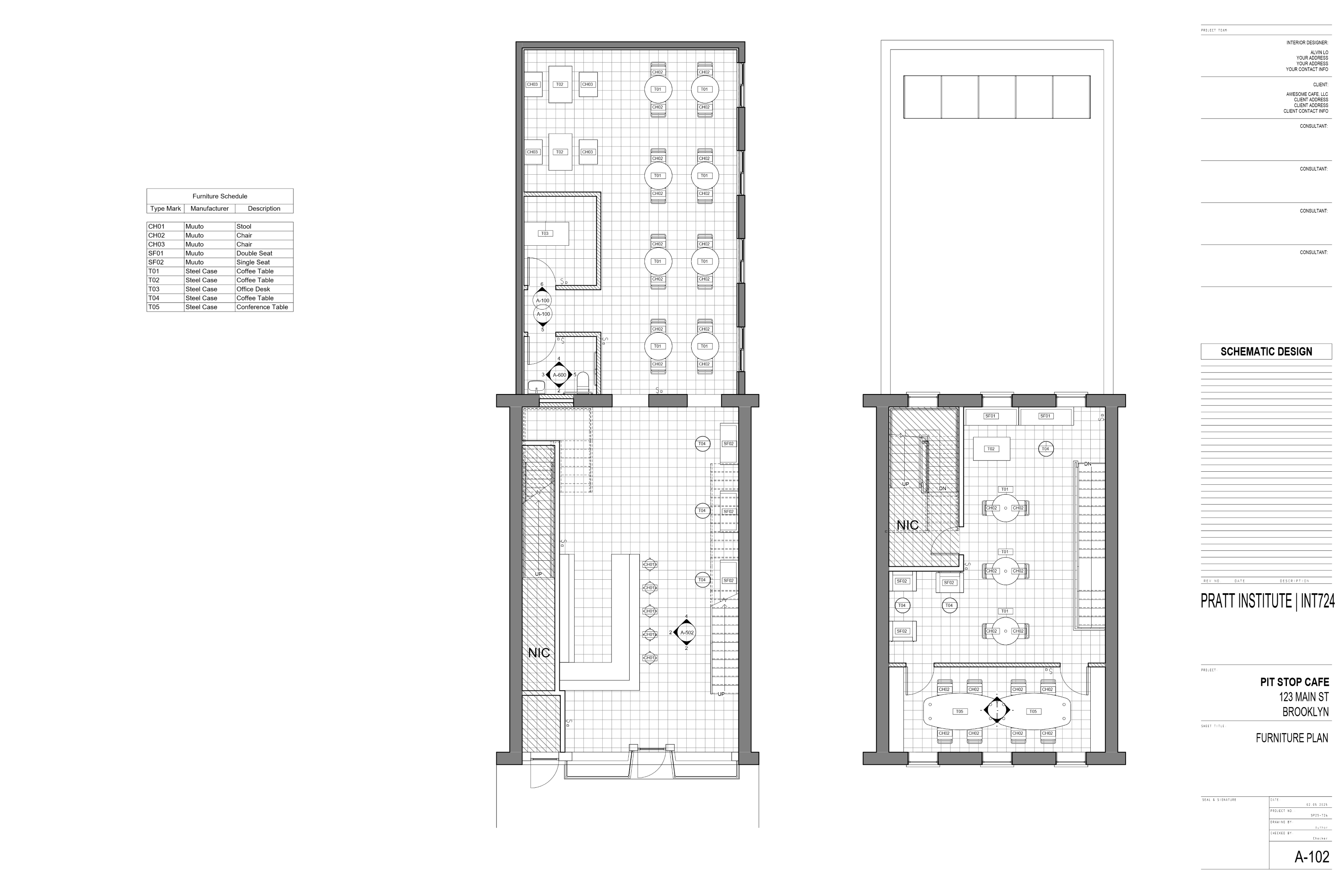 Revit Work Samples drawing set page 6