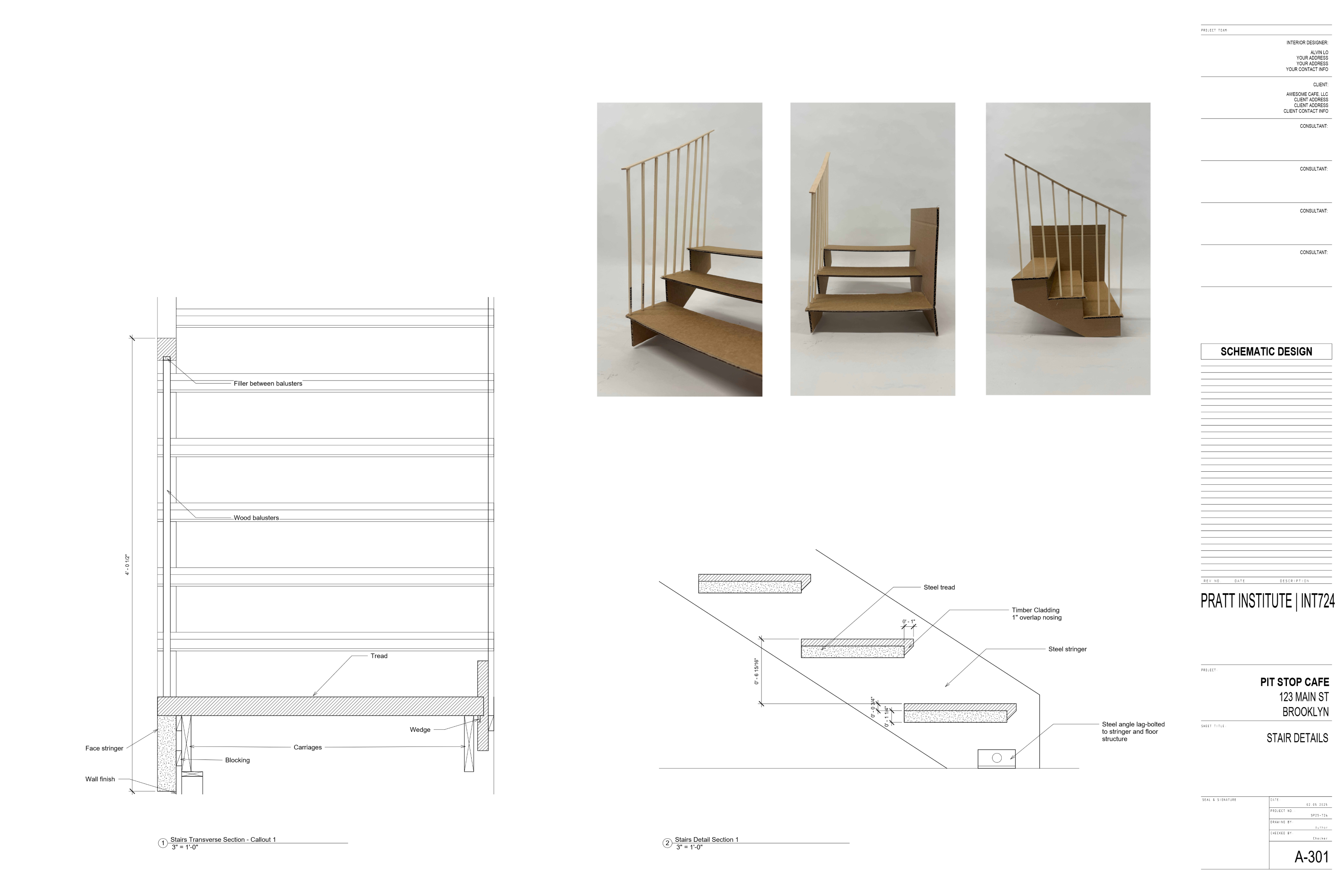 Revit Work Samples drawing set page 11