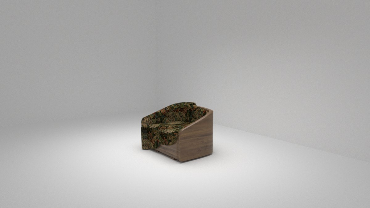Chair for Royal front perspective rendering